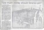 How much money should libraries get?