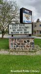 Tollgate Technological Skills Centre Sign Reading 'Stay Safe & Stay Healthy! We Hope to Return in Sept'