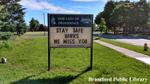 Our Lady of Providence Sign Reading 'Stay Safe Hawks We Miss You'