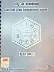 City of Brantford Official Plan Background Paper - Heritage