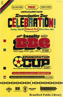 Emancipation Day Celebration Poster