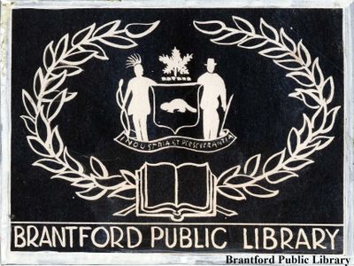 Brantford Public Library Logo Illustration