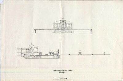 Brantford Central Library Architectural Plans