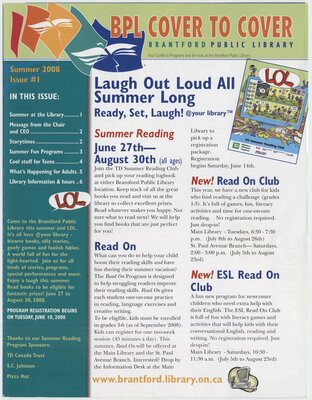 Cover to Cover, Summer 2008 edition