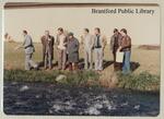 Osijek delegates visit a Brantford riverbank, October 1981