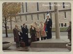 Osijek delegates attend a flag-raising ceremony in the city of Brantford, October 1981