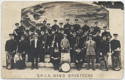 G.W.V.A. Band Brantford Postcard, Undated