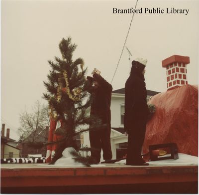 Brantford Public Library Santa Claus Parade Float, 1980