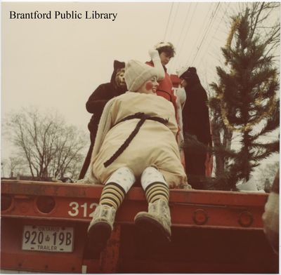 Brantford Public Library Santa Claus Parade Float, 1980