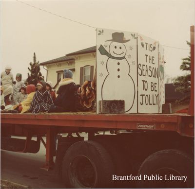 Brantford Public Library Santa Claus Parade Float, 1980