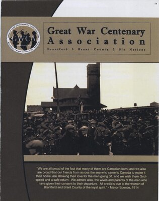 Great War Centenary Association Lecture Series Flyer