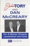 John Tory and Dan McCreary Political Pamphlet