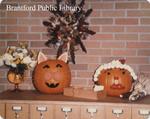 Halloween Decorations at the St. Paul Avenue Branch of the Brantford Public Library, 1983