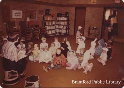 Halloween Storytime at the St. Paul Avenue Branch of the Brantford Public Library, Undated