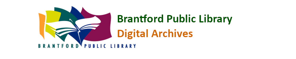 Brantford public library Digital Archives Banner
