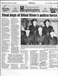 Final Days Of Blind River's Police Force - Part 1 - The Standard, 2006