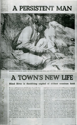 A Persistent Man, A Town's New Life, Blind River, Life Magazine, Vol. 39, No.5, 1955
