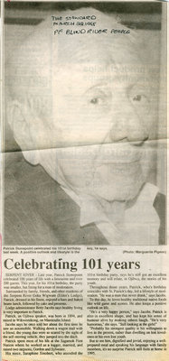 Celebrating 101 Years, Serpent River, The Standard,1995

