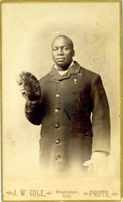 Photograph of Unidentified Man by J. W. Cole, Photographer [n.d.]