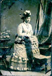 Tintype of African American Woman with Ruffled Dress [n.d.]