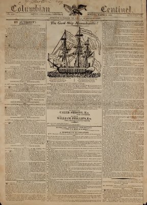 Columbian Centinel, 12 March 1814, No. 3123