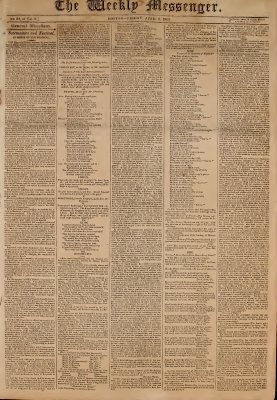 The Weekly Messenger, 2 April 1813 (vol. 2, no. 24)