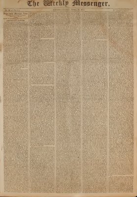 The Weekly Messenger, 30 April 1813 (vol. 2, no. 28)