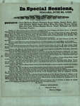 Order to create a General Board of Health in the Town of Niagara, June 25, 1832
