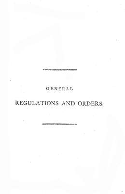 General Regulations and Orders, 1804