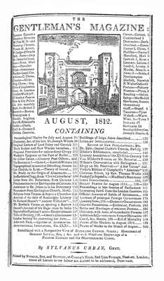 The Gentleman's Magazine and Historical Chronicle - 1812 August