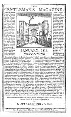 The Gentleman's Magazine and Historical Chronicle - 1813 January