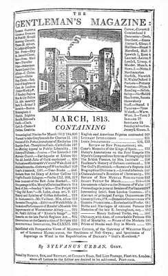 The Gentleman's Magazine and Historical Chronicle - 1813 March