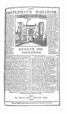 The Gentleman's Magazine and Historical Chronicle - 1813 August