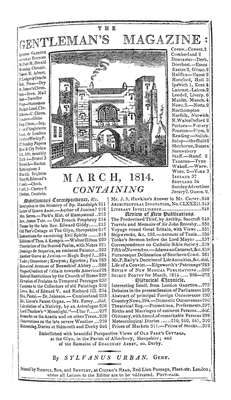 The Gentleman's Magazine and Historical Chronicle - 1814 March