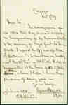 Letter to James Blott Regarding the Brock Monument- October 1859