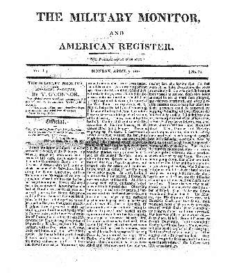 The Military Monitor and American Register- 5 April 1813