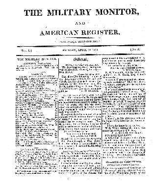 The Military Monitor and American Register- 12 April 1813