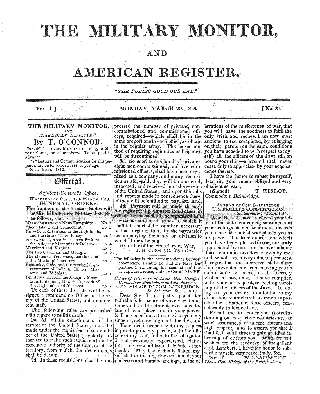 The Military Monitor and American Register- 29 March 1813