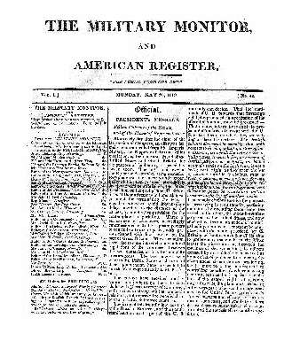 The Military Monitor and American Register- 31 May 1813