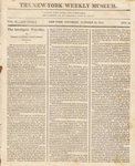 The New-York Weekly Museum Newspaper, Vol. II, No.24- October 16, 1813