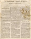 The New York Weekly Museum Newspaper, Vol. II, No.26- October 30, 1813