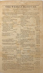 The Weekly Register Vol. V, No. 21, Whole No. 125- January 22, 1814
