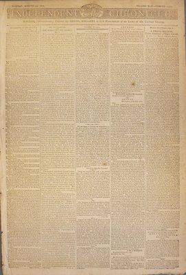 Independent Chronicle Vol. XLIV No. 3,273- August 24, 1812