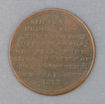 Sir Isaac Brock Commemorative Half-Penny Token