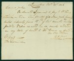 Wilson - Jones Promissory Note, 1806