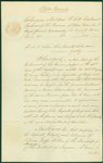 Letter Discussing the Parliamentary Act to Regulate the Curing, Packing, and Inspection of Beef and Pork. 1819