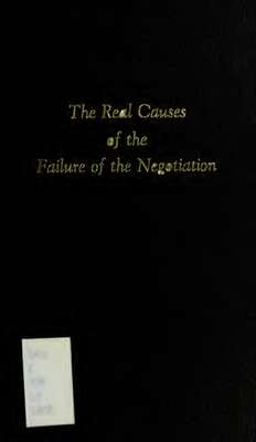 Analysis of the late correspondence between our administration and Great Britain & France, with an attempt to show what are the real causes of the Failure of the Negotiation