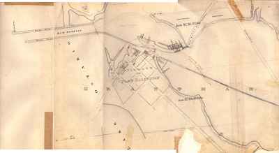 Second Welland Canal - Book 1, Survey Map 1 - Entrance, Lock 1 and Port Dalhousie