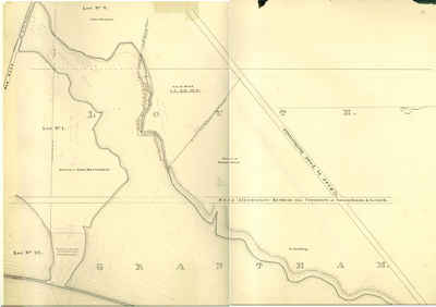 Second Welland Canal - Book 1, Survey Map 8 - Through Grantham and Louth Townships