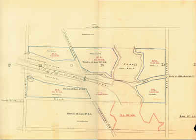 Second Welland Canal - Book 2, Survey Map 8 - Little Deep Cut in Thorold